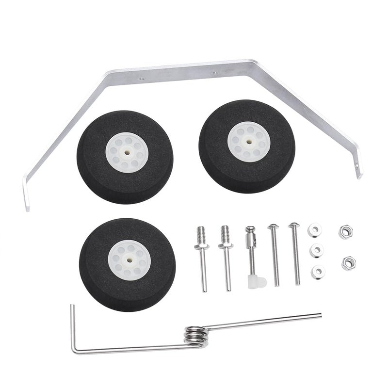 Hobbypark 1 Set Aluminum Main Landing Gear Wheel Kit RC Airplane Cessna 182 Parts Replacement 40 Size ARF PNP - Image 5